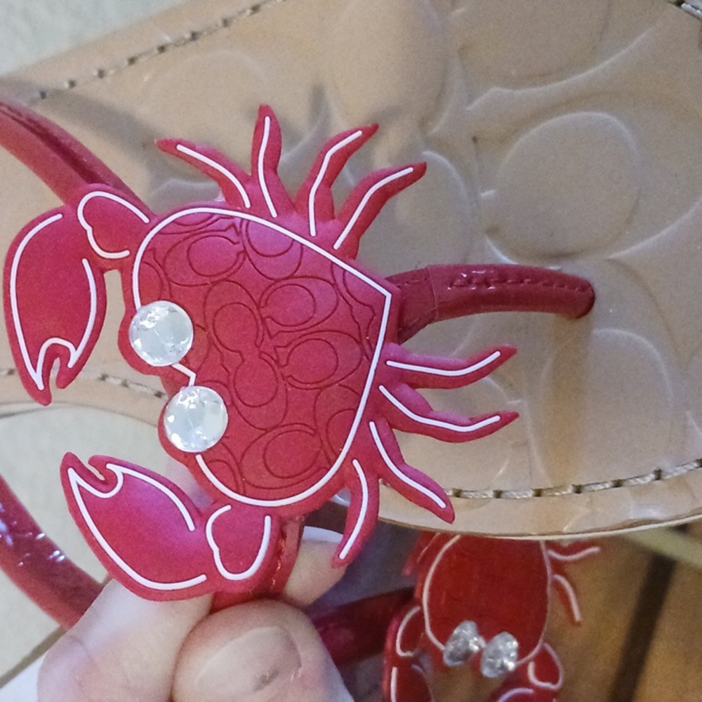 Coach Rare Marina Crab Slippers Size 8.5 - Picture 5 of 13
